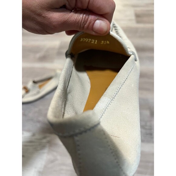 GUCCI | Authentic Ivory Bamboo Tassel Loafers Slip On Shoes Women’s Size 35 - Picture 6 of 10